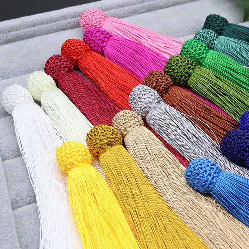 楽天市場】【選べる23色】高品質カラフルタッセル フリンジ 日本製風