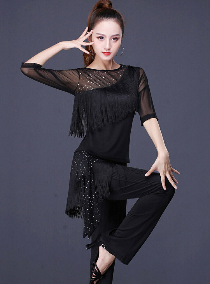 楽天市場】社交ダンス衣装 ラテン チャチャ セットアップ 大人