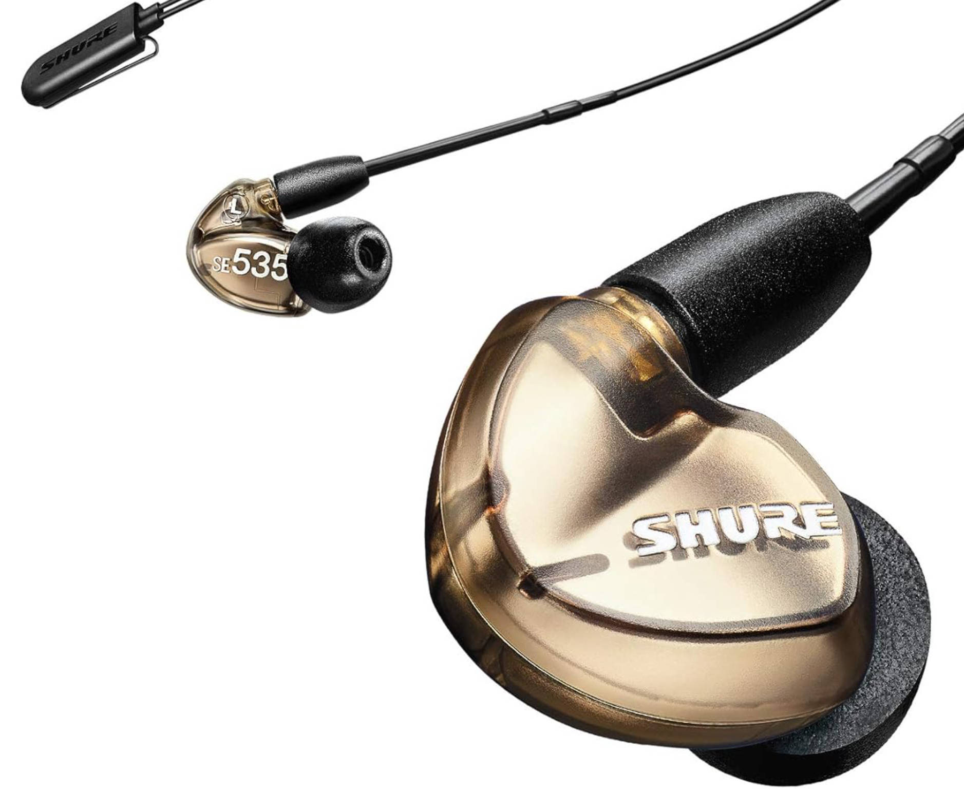楽天市場】SHURE ワイヤレスイヤホン BT2シリーズ SE535-V+BT2-A