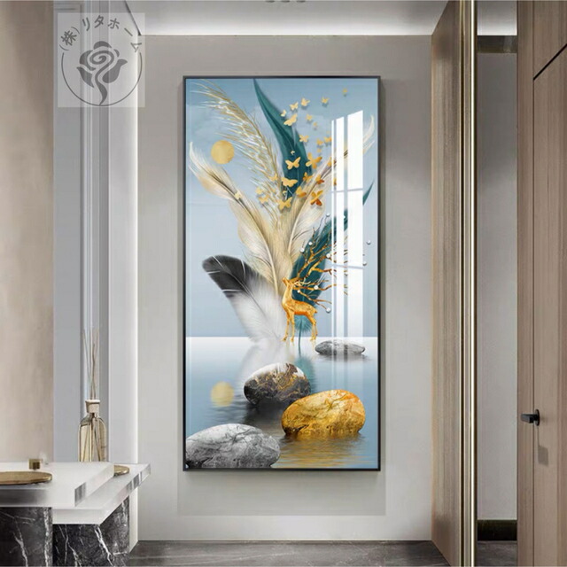楽天市場】A018933大型美術品装飾画 廊下壁画 玄関飾り 装飾画 高級
