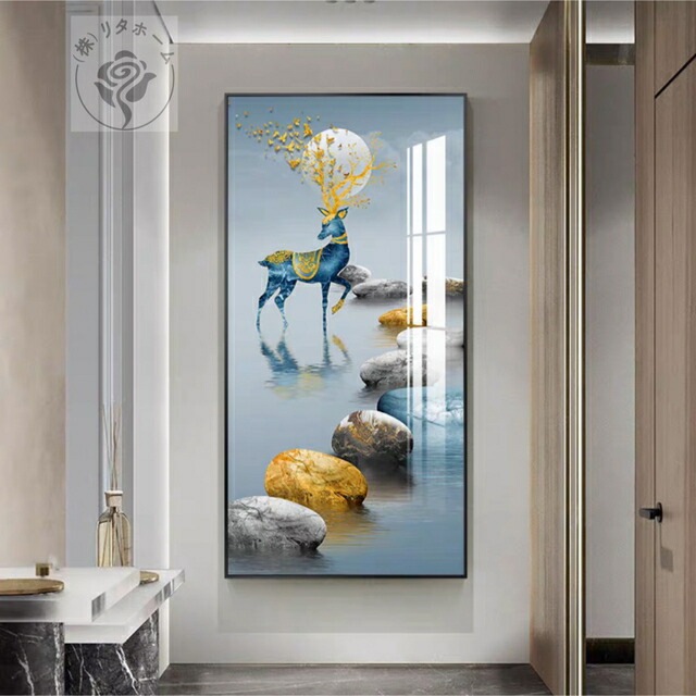 楽天市場】A018934大型美術品装飾画 廊下壁画 玄関飾り 装飾画 高級