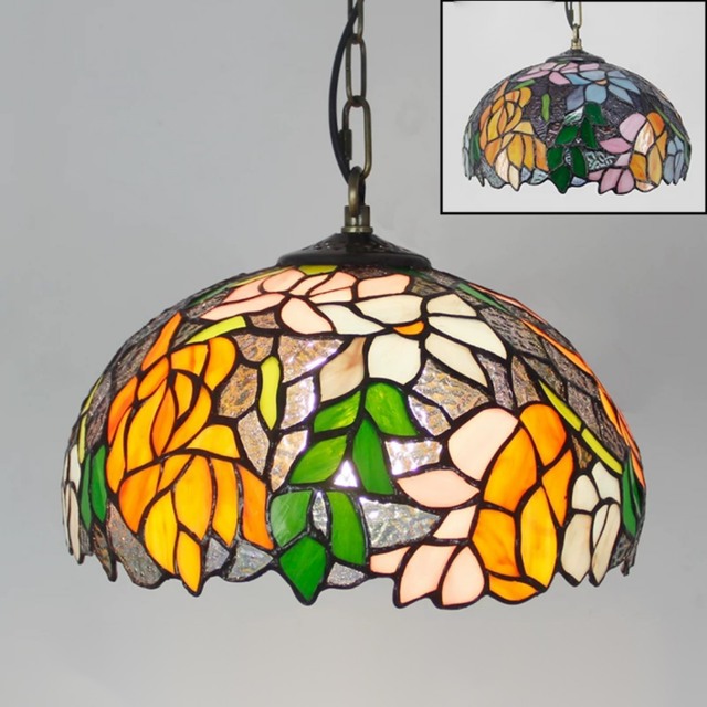 ステンドグラス卓上ペンダントランプ(421)みみ ステンドグラス卓上