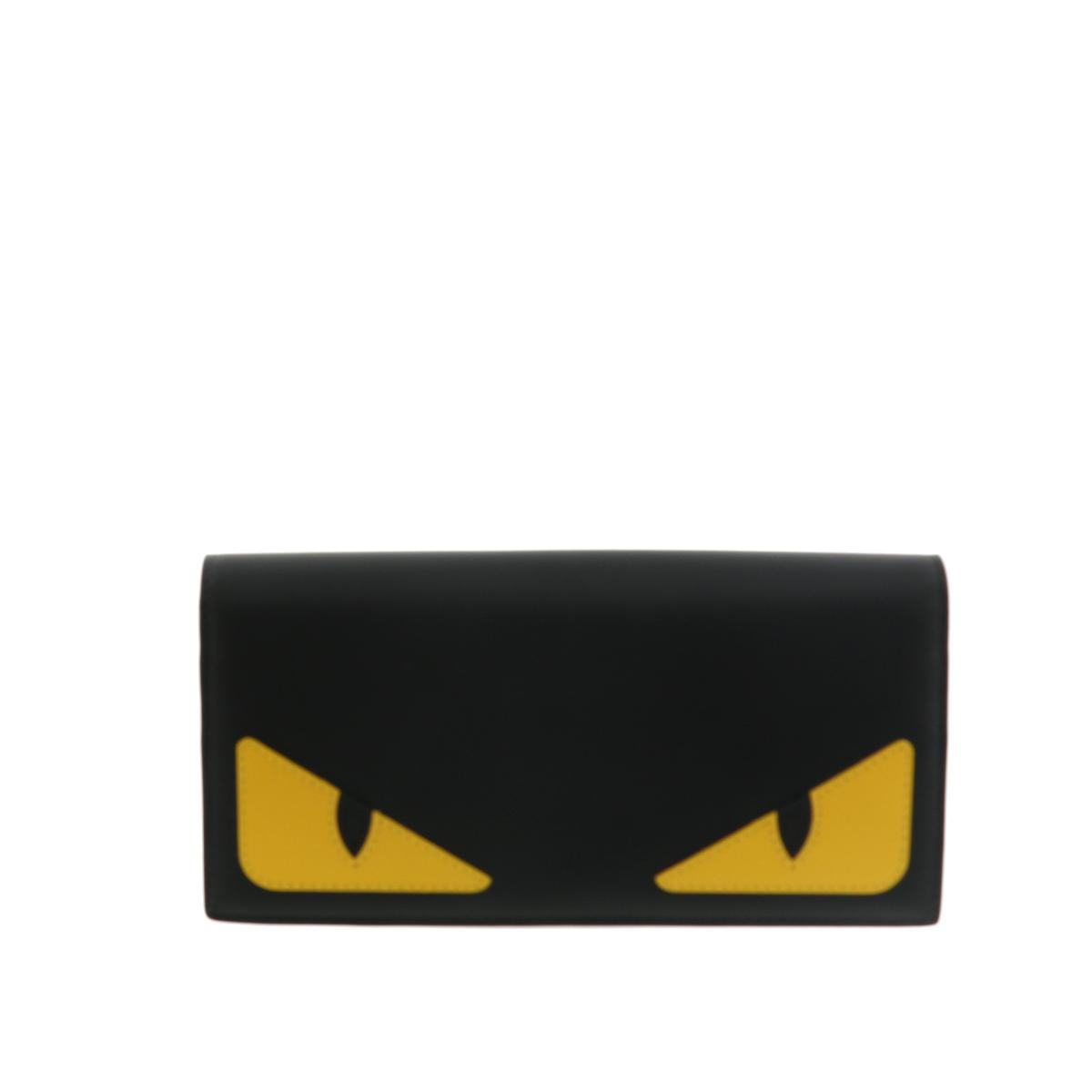 楽天市場】【美品】【中古】FENDI フェンディ モンスター 二つ折り長