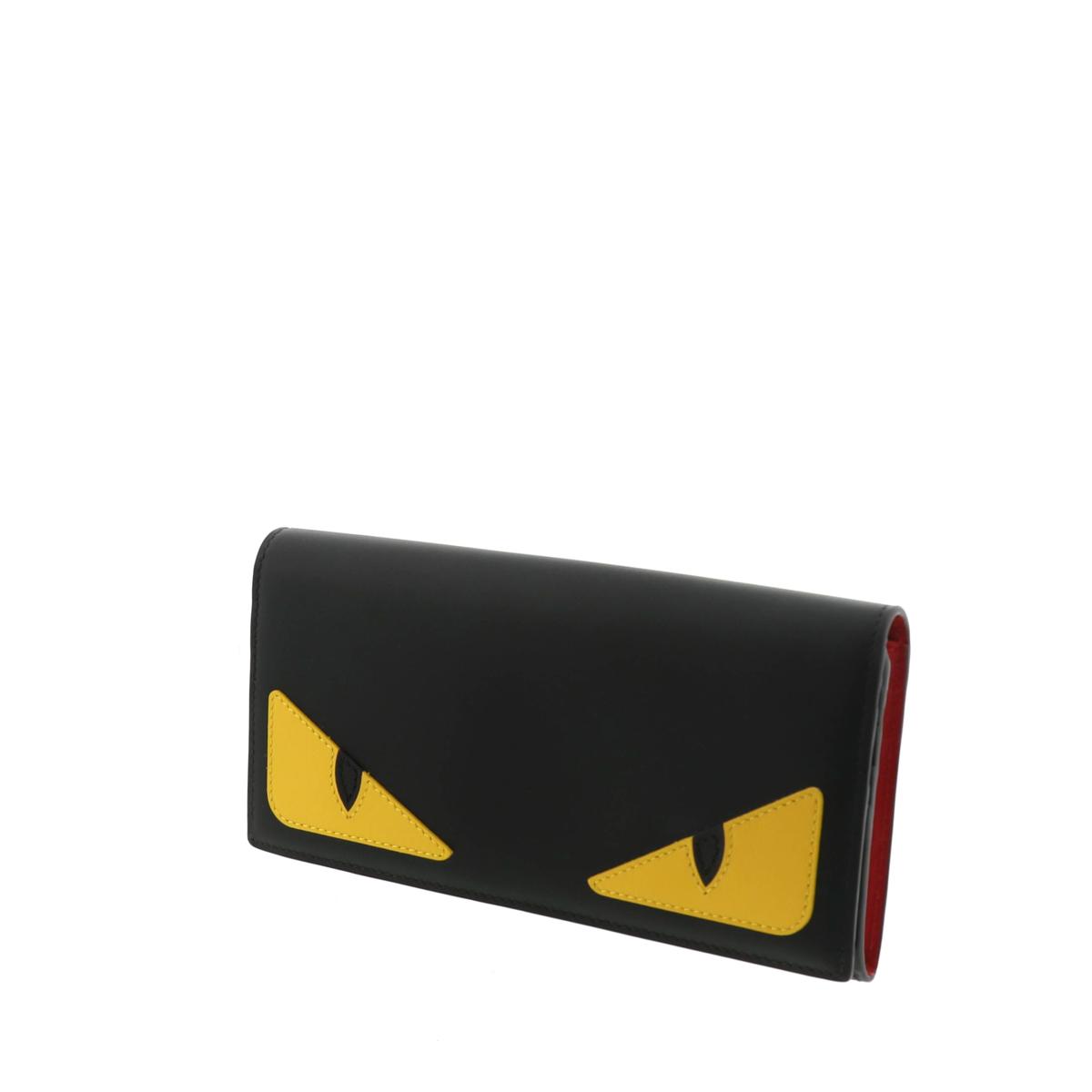 楽天市場】【美品】【中古】FENDI フェンディ モンスター 二つ折り長