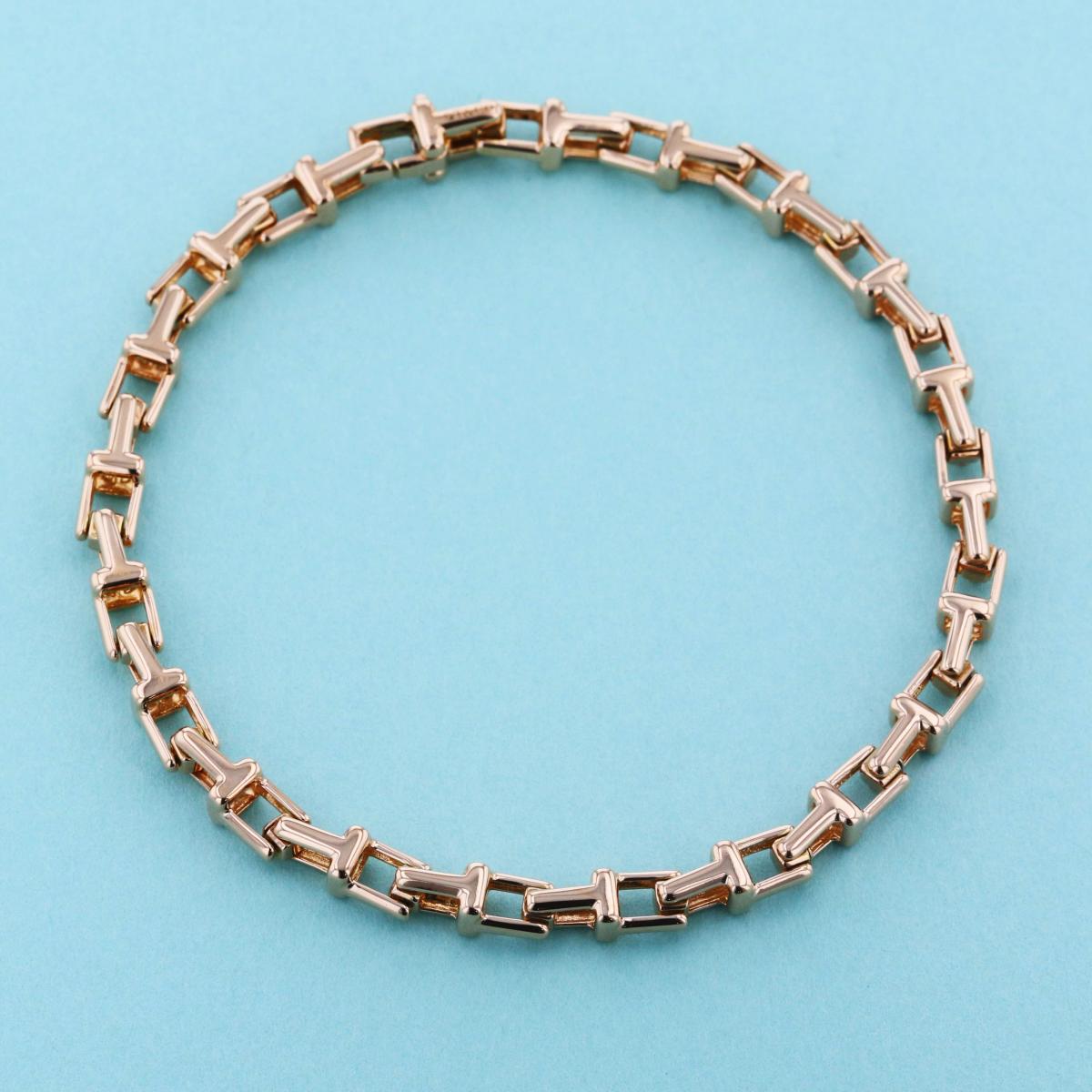 楽天市場】【中古】Tiffany&Co. （ティファニー） T ﾅﾛｰ ﾁｪｰﾝﾌﾞﾚｽﾚｯﾄ