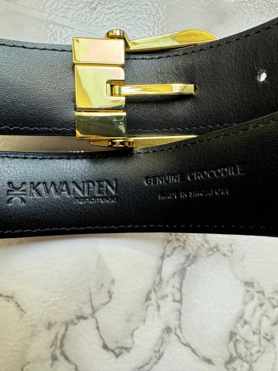 楽天市場】【中古】クワンペン KWANPEN ｸﾛｺﾀﾞｲﾙ ﾍﾞﾙﾄ ベルト ﾊﾞｯｸﾙ