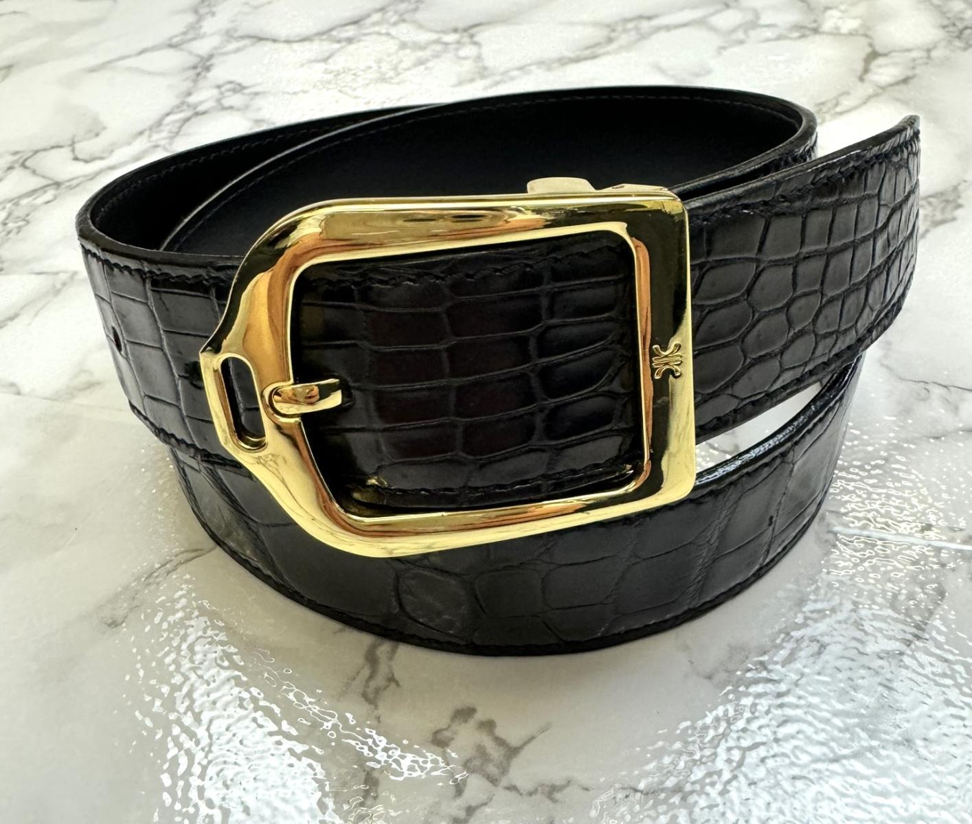 楽天市場】【中古】クワンペン KWANPEN ｸﾛｺﾀﾞｲﾙ ﾍﾞﾙﾄ ベルト ﾊﾞｯｸﾙ