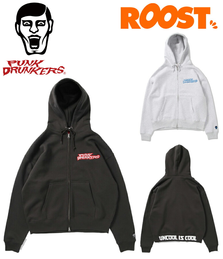 楽天市場】PUNK DRUNKERS パンクドランカーズ ギザロゴZIPパーカ