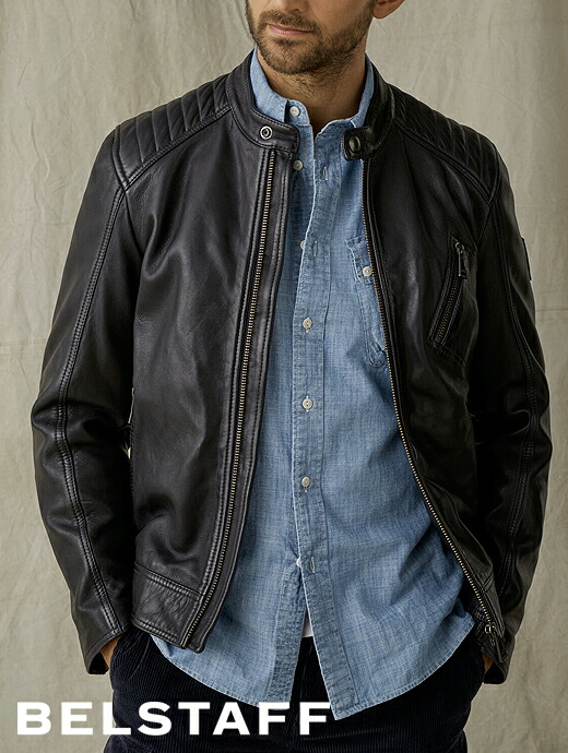 楽天市場】BELSTAFF ベルスタッフ シングルライダース ジャケット