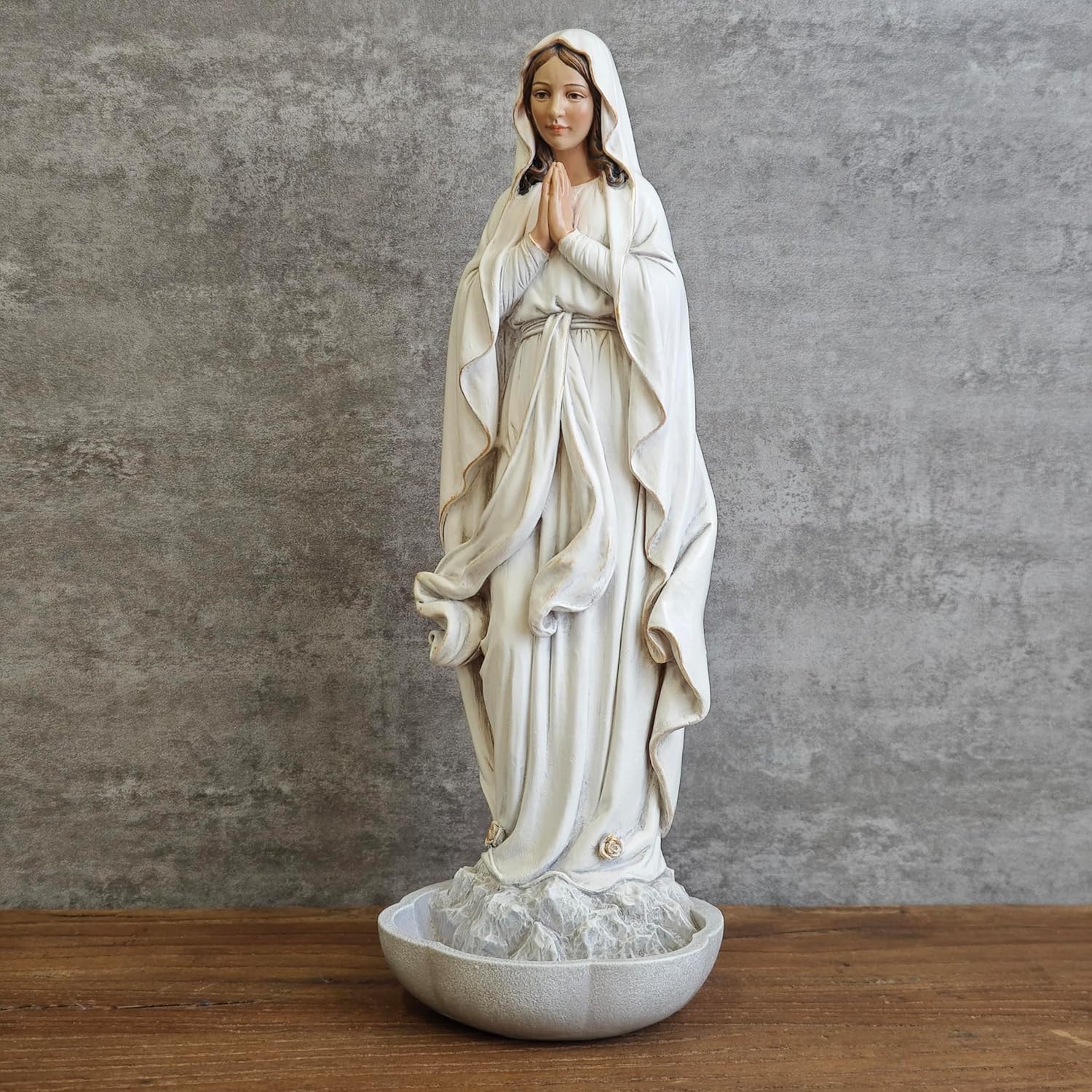 楽天市場】ルルドの聖母像 聖母マリア 祝福された聖母 ルルド ロザリオ