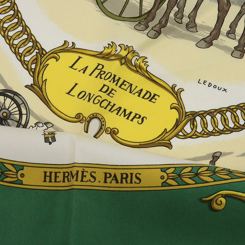 楽天市場】【中古】 エルメス HERMES カレ90 スカーフ ロンシャンへの