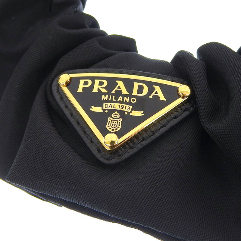 楽天市場】【中古】 プラダ PRADA シュシュ Re-Nylon トライアングル