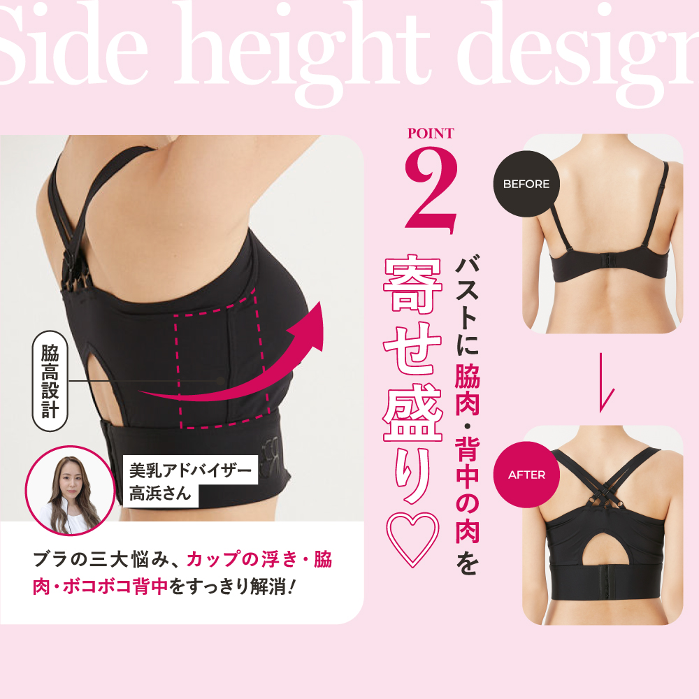 楽天市場】【10%OFF】 公式 ROSABLU ジャストフィットナイトブラ 3枚