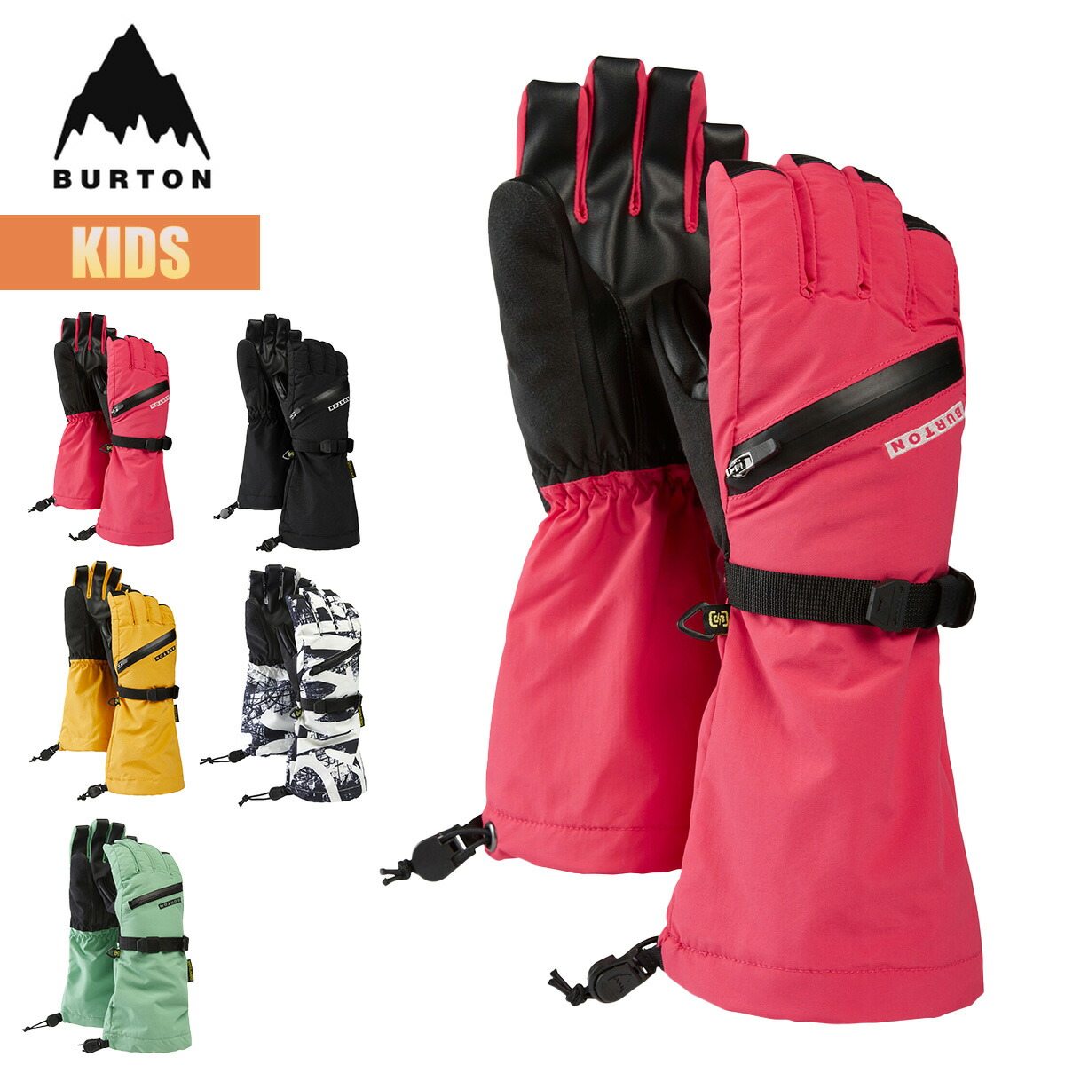 楽天市場】バートン グローブ キッズ 25-26 Burton ベント グローブ