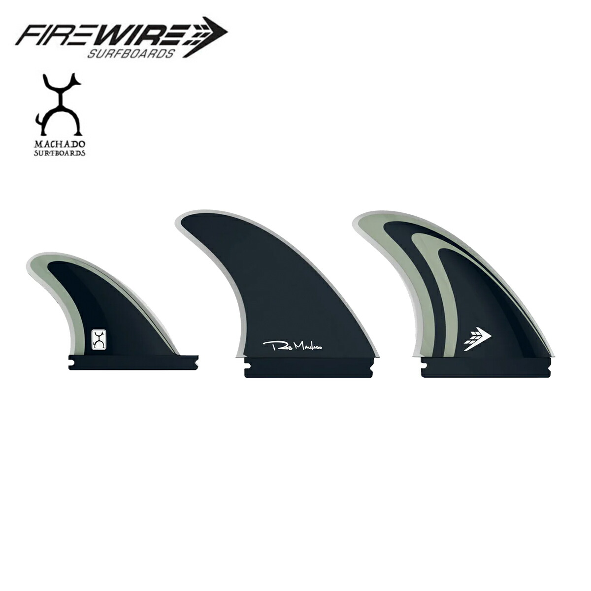 楽天市場】サーフィン フィン ファイヤーワイヤー ロブ・マチャド 2+1
