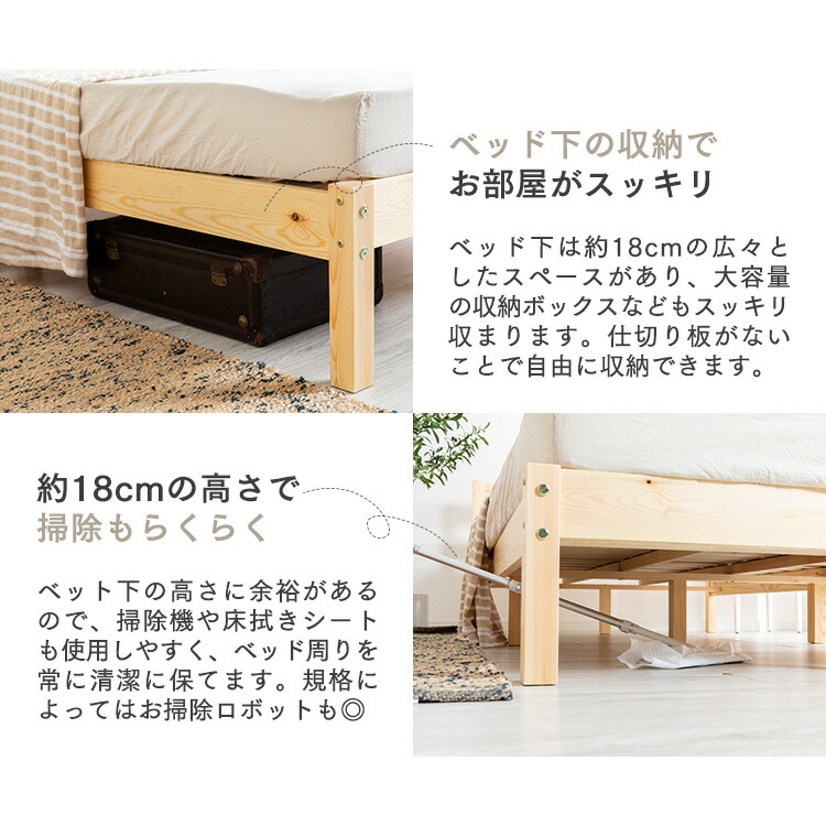 楽天市場】【10％OFFクーポン☆25日限定】ベッド ダブル ベッド