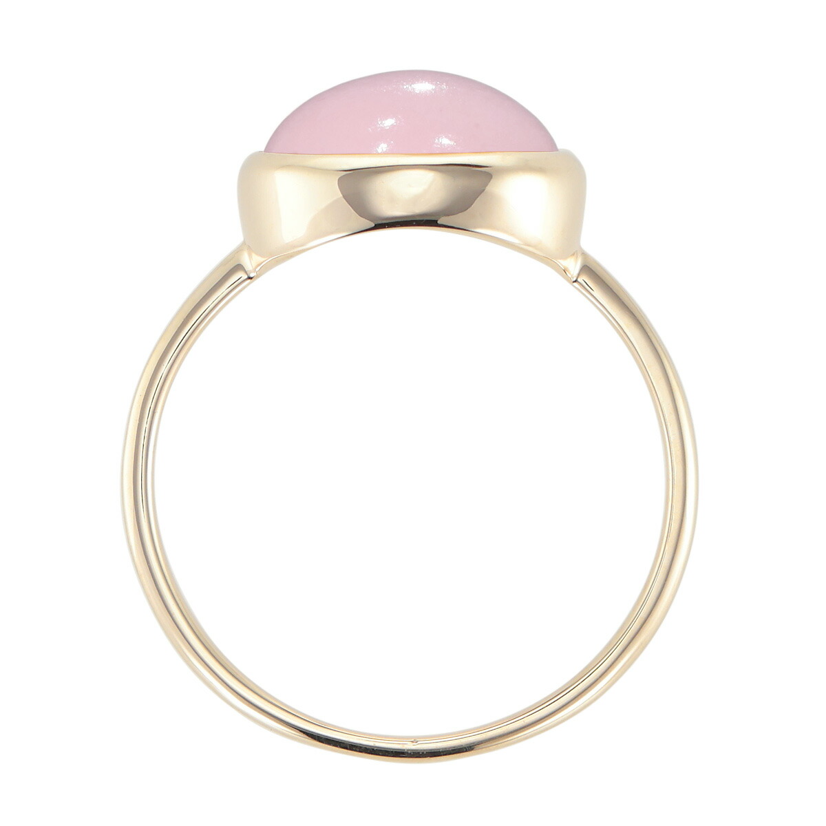 楽天市場】K10 オーバル リング Coronピンク オパール 10金 K10