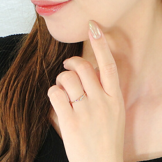 楽天市場】K10 アミュレット リング サファイア送料無料 ジュエリー