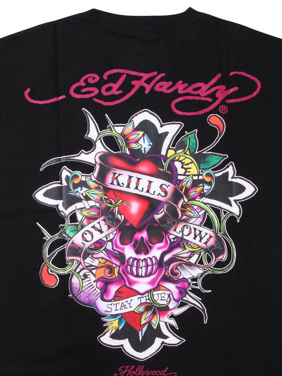 楽天市場】プリントTシャツ 大きいサイズ メンズ 半袖 ED HARDY ドクロ