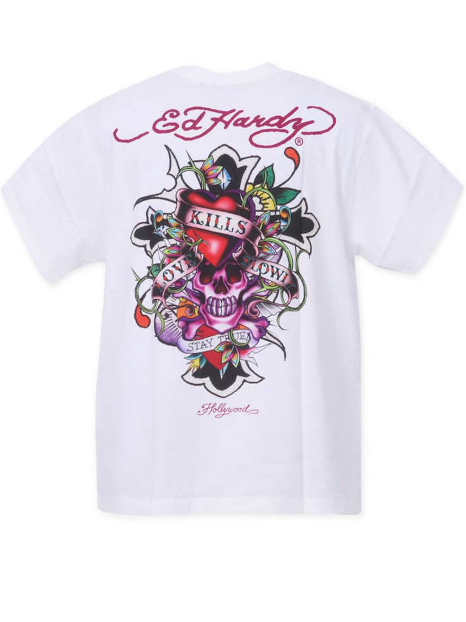 楽天市場】プリントTシャツ 大きいサイズ メンズ 半袖 ED HARDY ドクロ