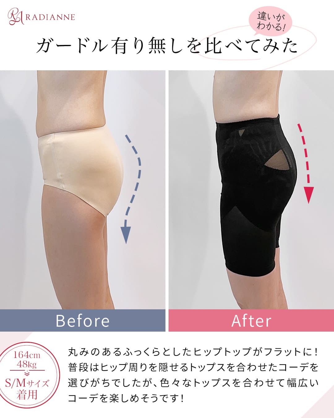 楽天市場】【半額】ガードル お尻 骨盤ガードル リングアウト骨盤