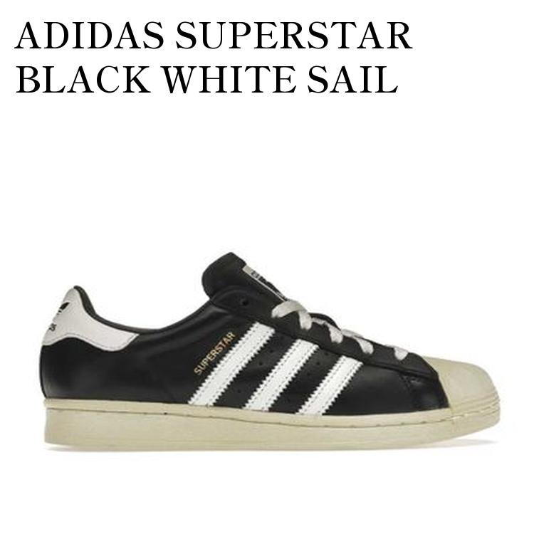 楽天市場】【お取り寄せ商品】ADIDAS SUPERSTAR BLACK WHITE SAIL