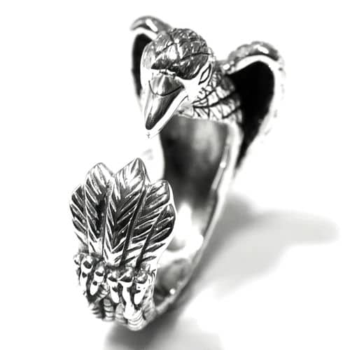 楽天市場】【PETER STONE】クロウ（カラス） スターリングシルバー