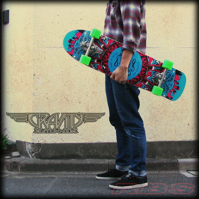 楽天市場】GRAVITY スケートボード スラスター 付き POOL MODEL 35