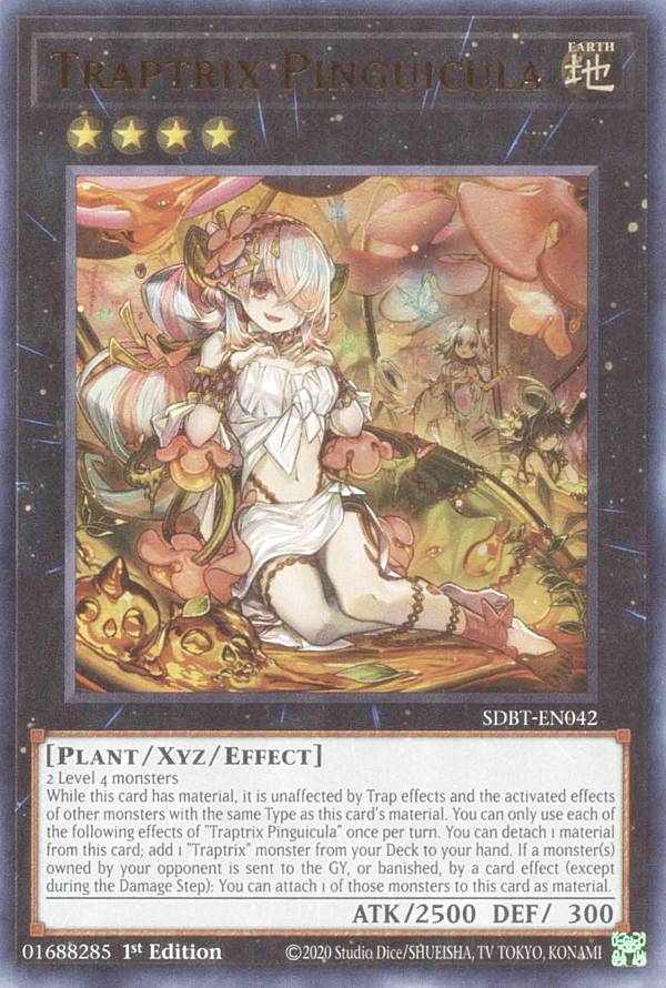 楽天市場】遊戯王 SDBT-EN042 シトリスの蟲惑魔 Traptrix Pinguicula