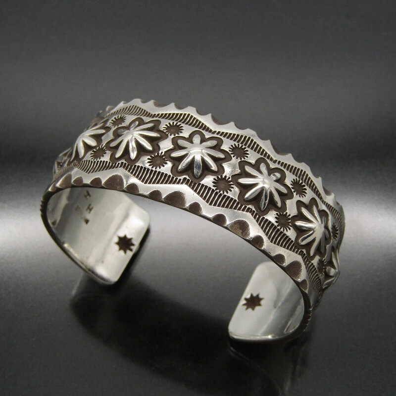 楽天市場】【中古】Ivan Howard ナバホ族 バングル スタンプワーク