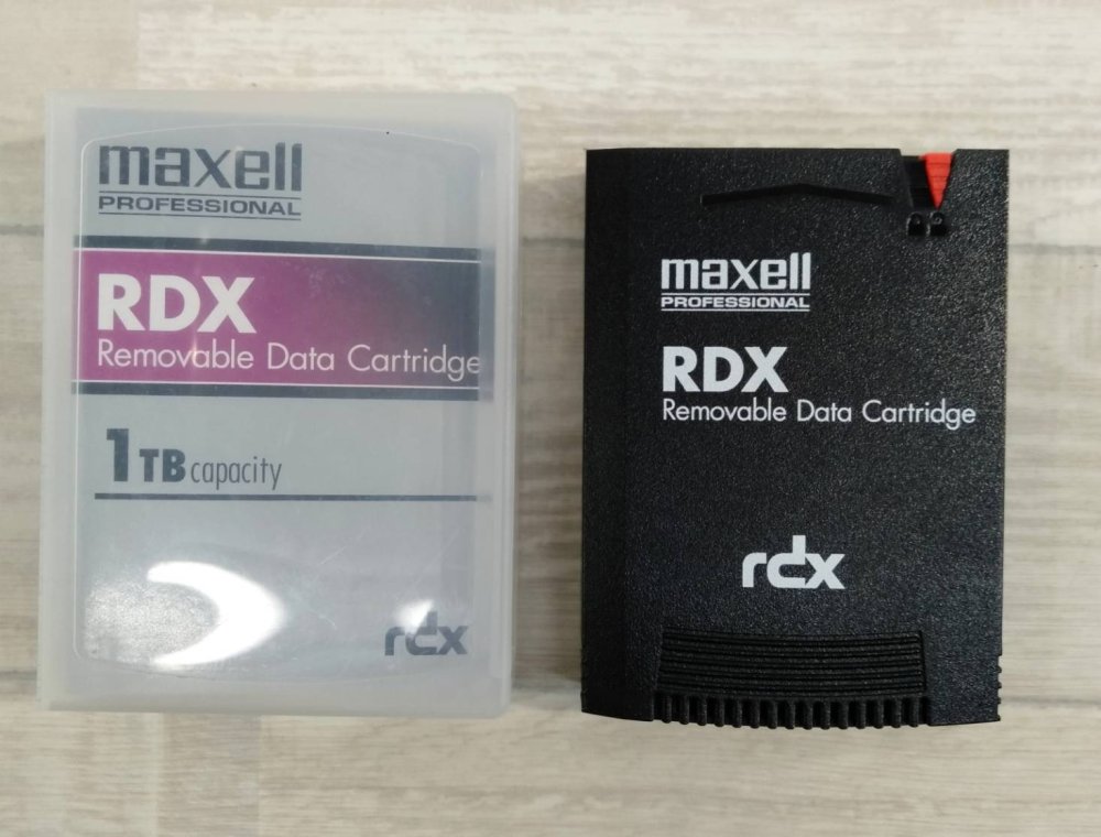 楽天市場】【中古】maxell RDXリムーバブルデータカートリッジ 1TB RDX