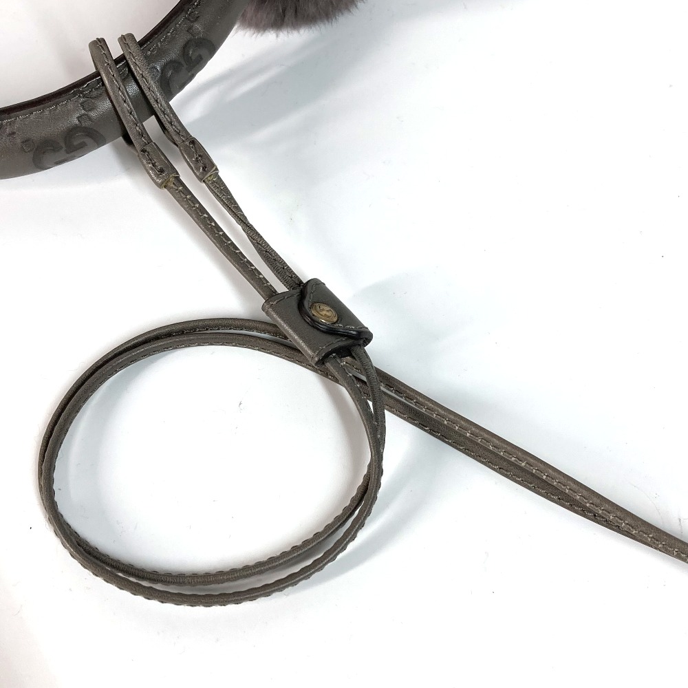 楽天市場】GUCCI グッチ 245929 グッチシマ ファー モコモコ 紐つき GG