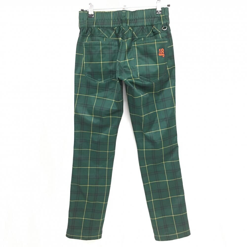 楽天市場】フィラゴルフ パンツ グリーン×イエロー チェック柄 ロゴ