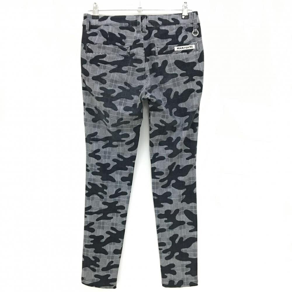 楽天市場】【美品】パーリーゲイツ ストレッチパンツ 黒×白 グレン