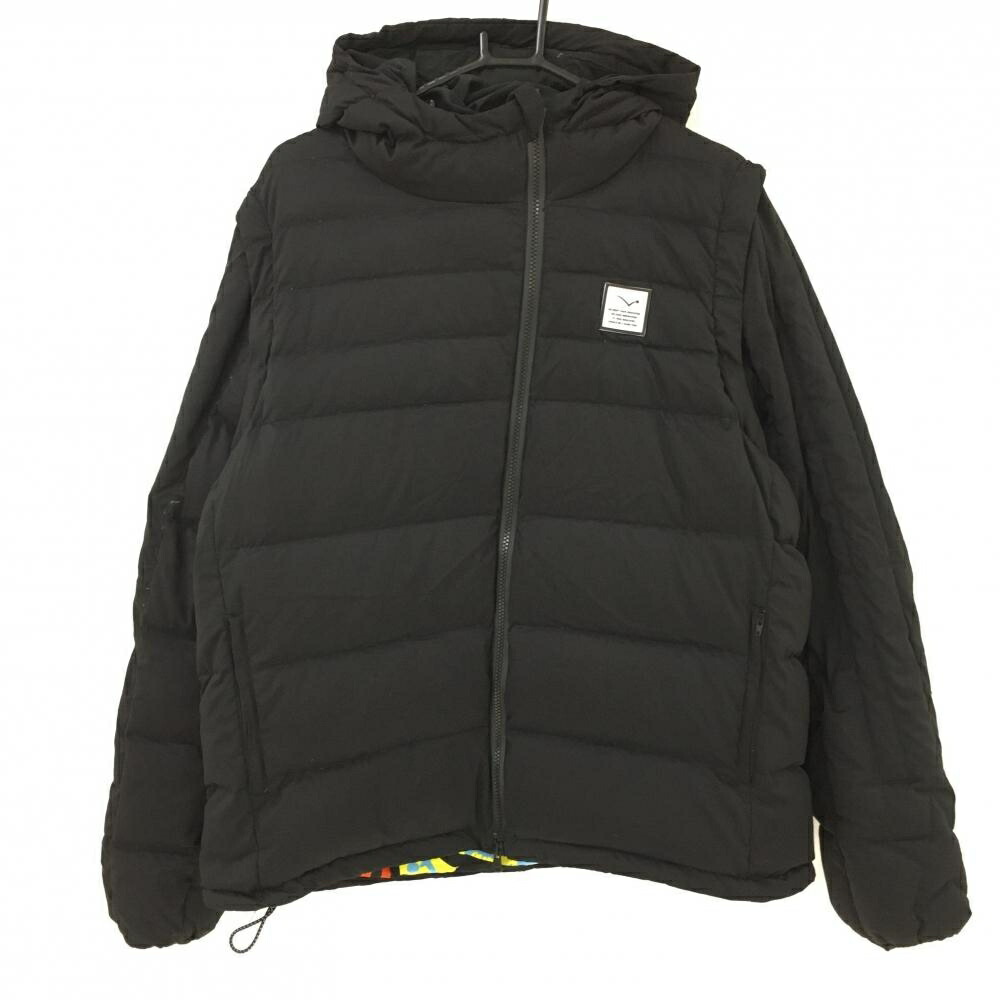 楽天市場】【美品】ラッセルノ 2WAYダウンジャケット 黒 フードロゴ