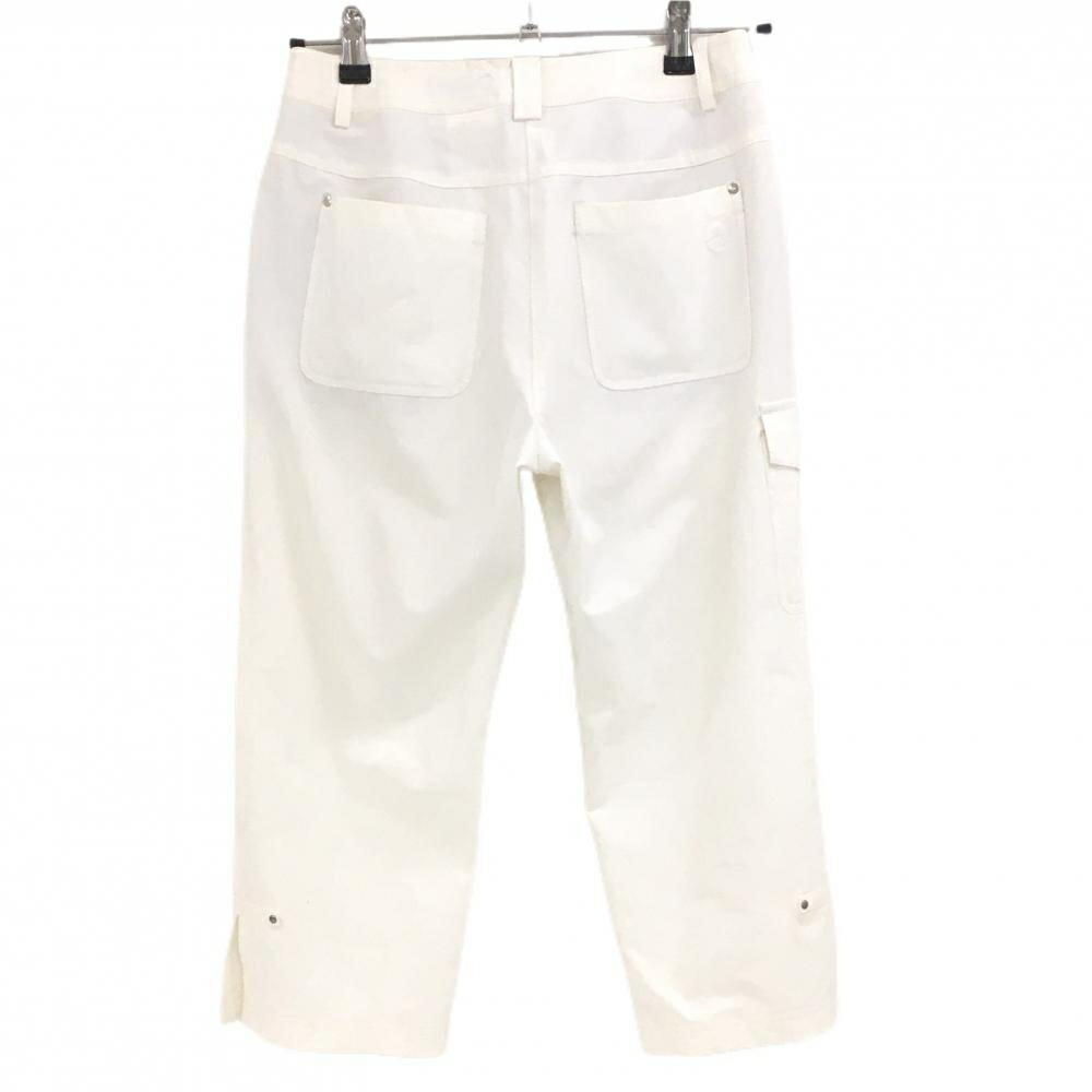 楽天市場】マンシングウェア 七分丈パンツ 白 ストレッチ ロゴ刺しゅう