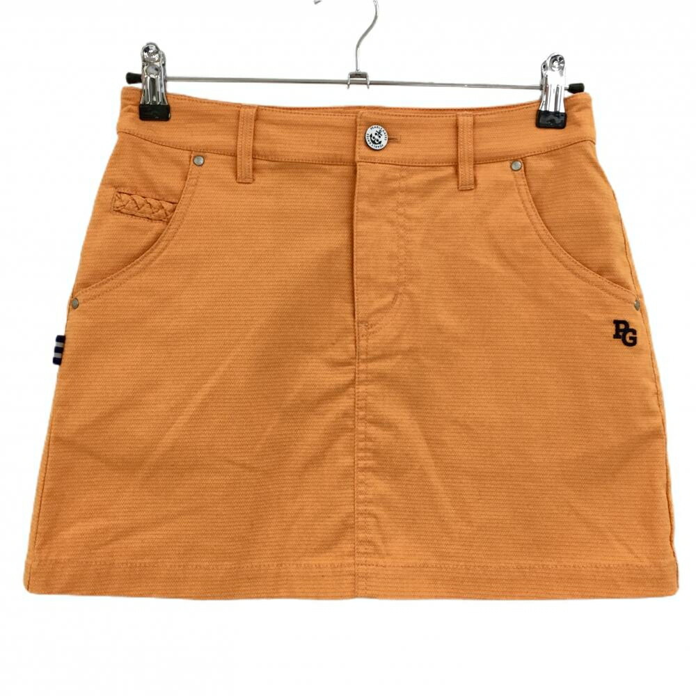 楽天市場】【超美品】パーリーゲイツ スカート オレンジ 織生地 ロゴ