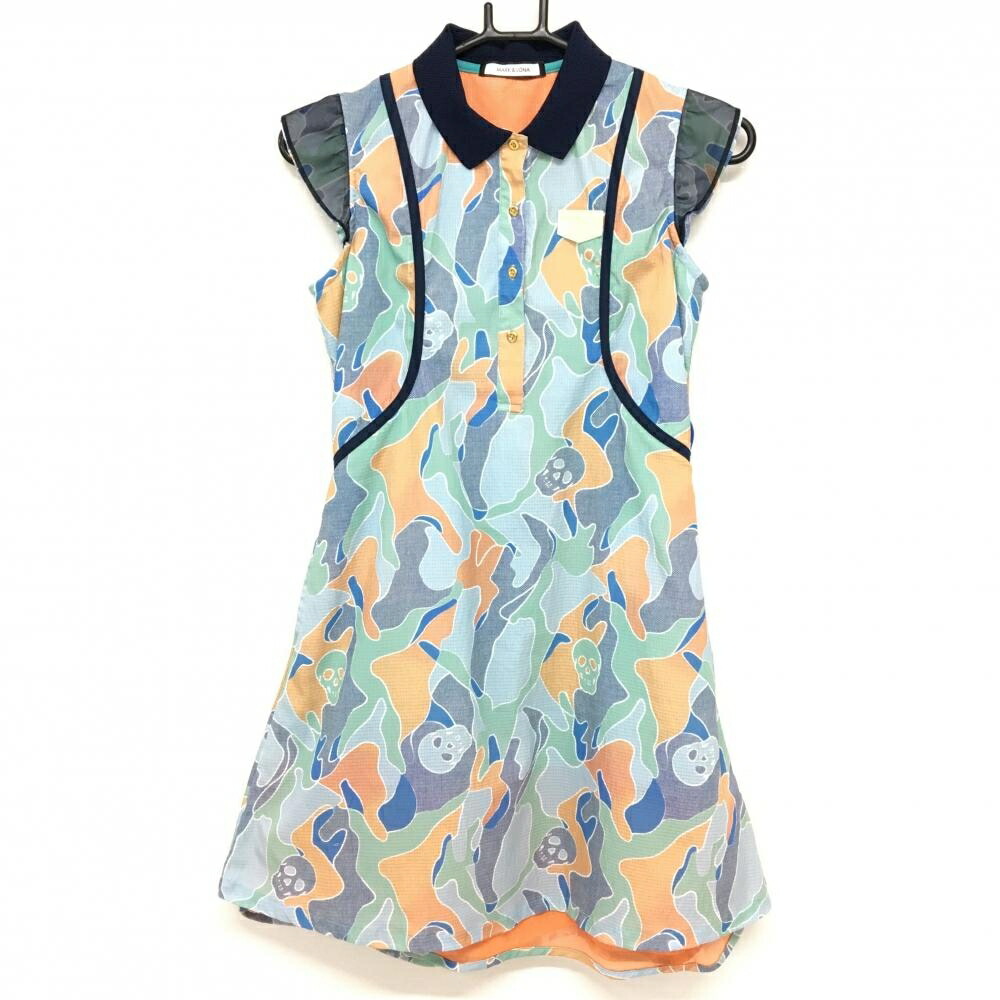 楽天市場】【超美品】マークアンドロナ ノースリーブワンピース ライト