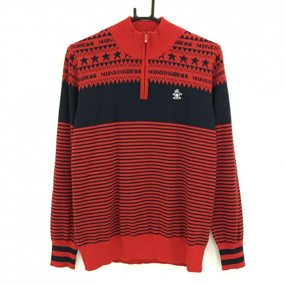 楽天市場】セーター ハーフジップ（ブランドマンシングウェア