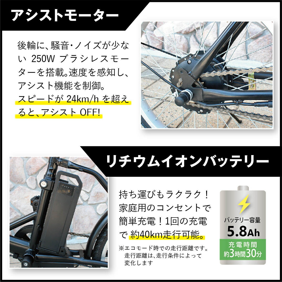 楽天市場】ACTIVE PLUS/アクティブプラス 折りたたみ電動自転車 電動