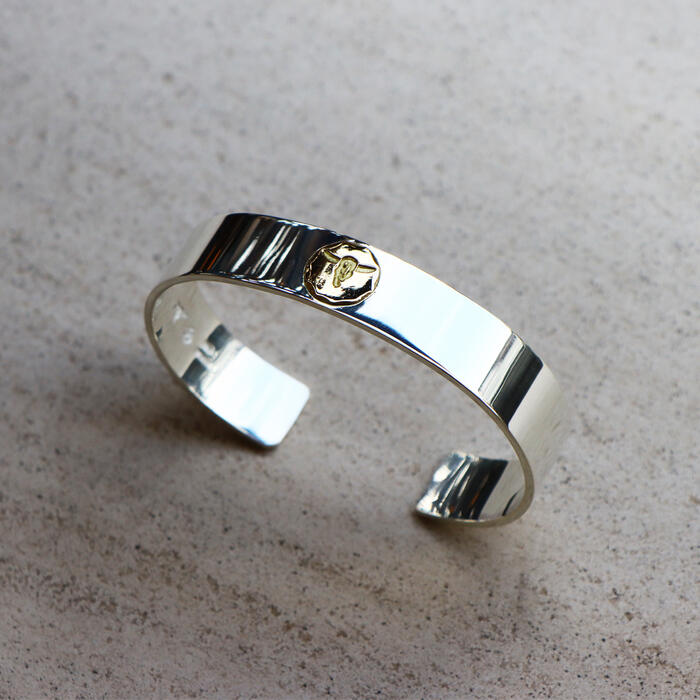 楽天市場】TADY&KING平打ちバングルSV K18ロングホーン : TADY＆KING