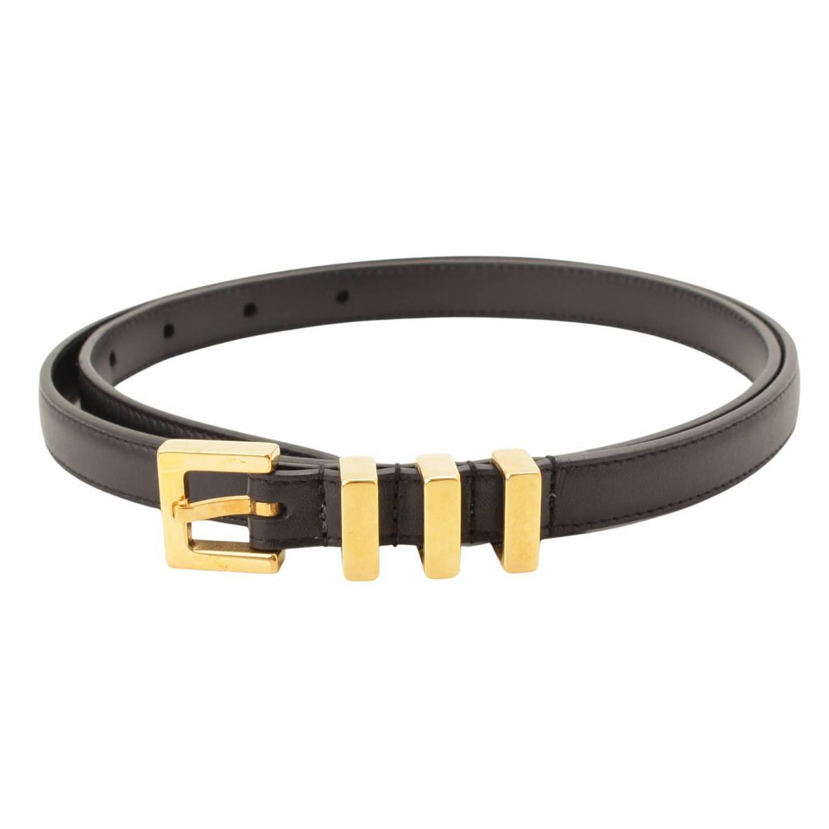 楽天市場】【サンローラン】SAINT LAURENT メンズ 3連バックル レザー