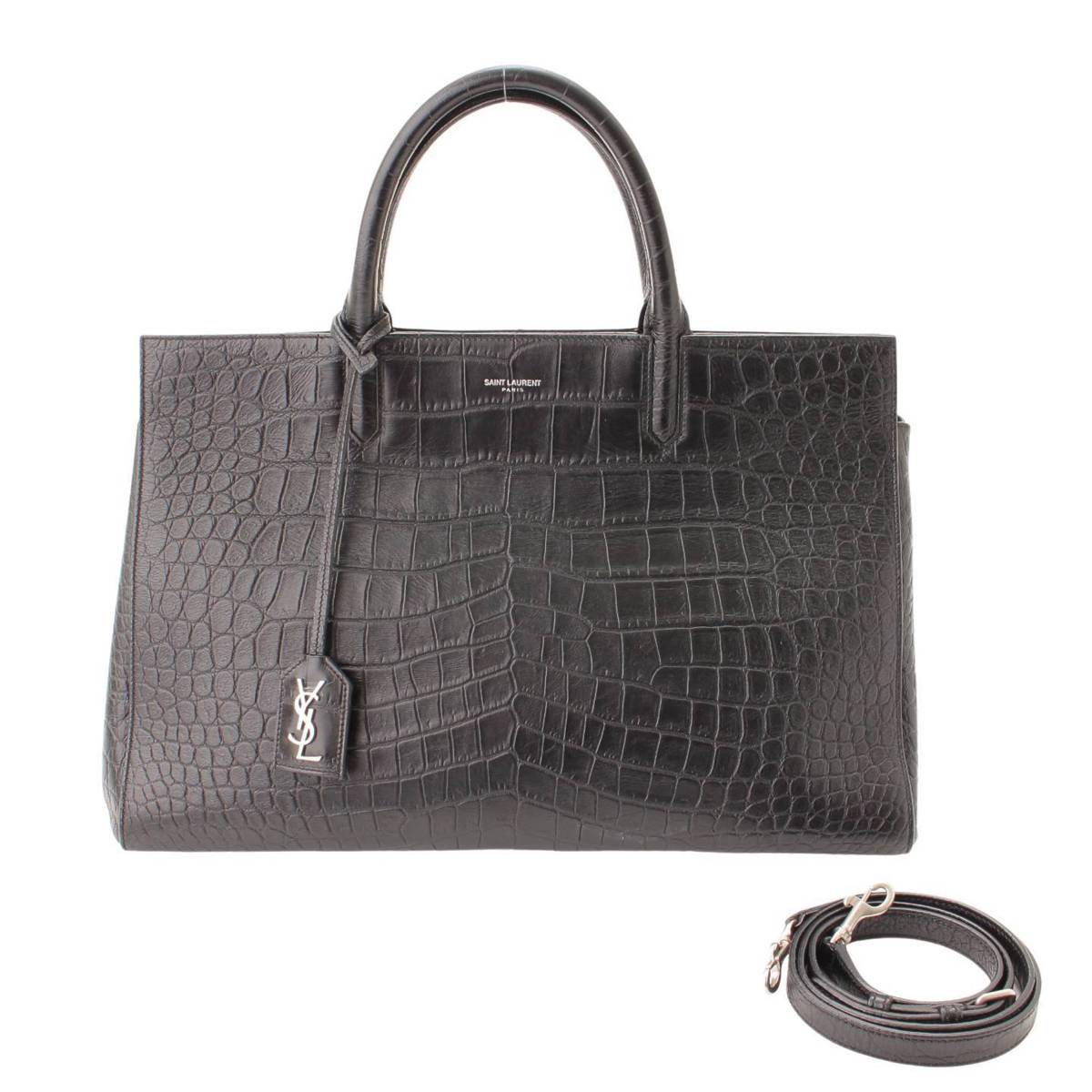 楽天市場】【サンローラン】SAINT LAURENT カバ リヴゴーシュ クロコ型