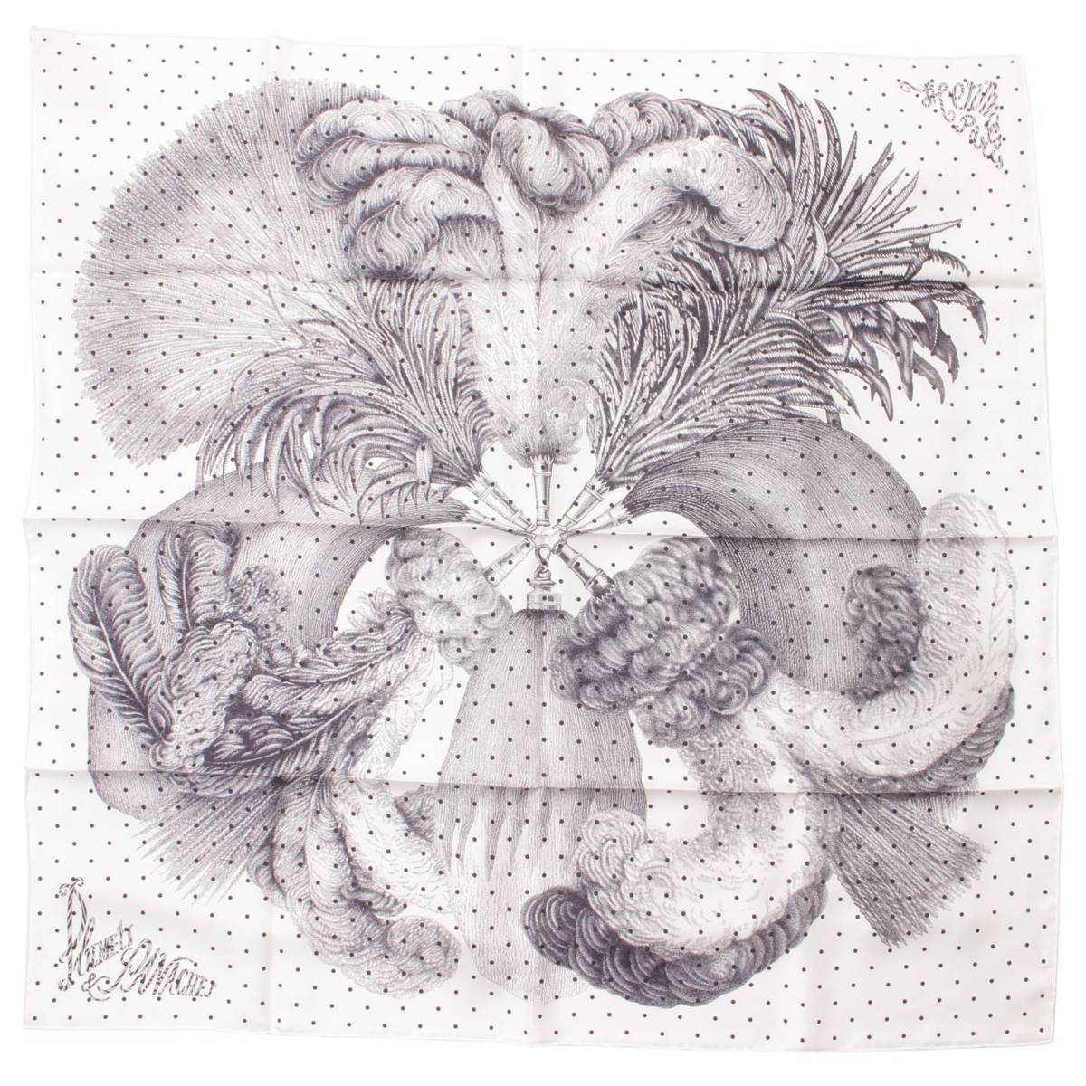 楽天市場】【エルメス】Hermes 22SS カレ90 シルクスカーフ PLUMETS