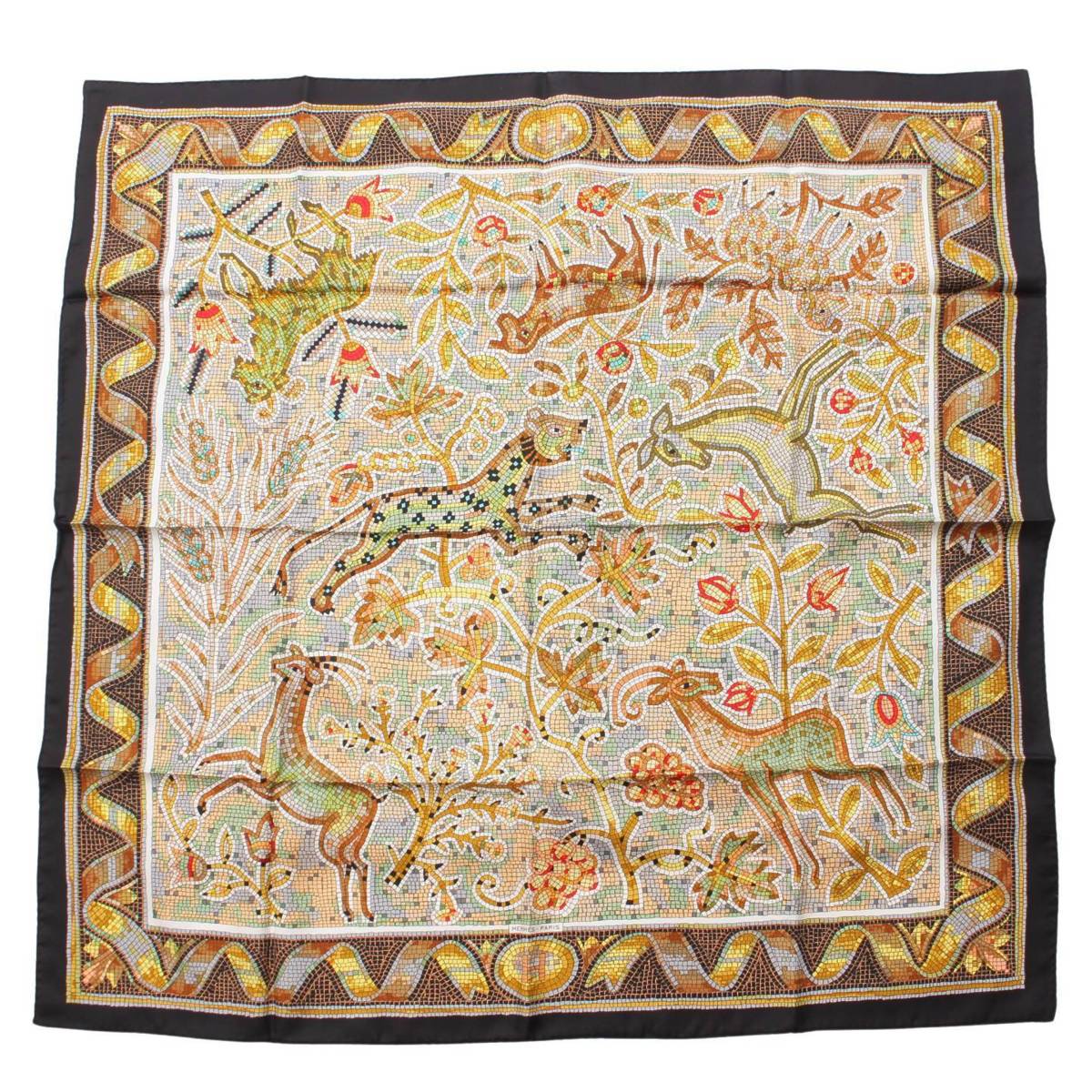 楽天市場】【エルメス】Hermes カレ90 PAVEMENT ペイヴメント シルク