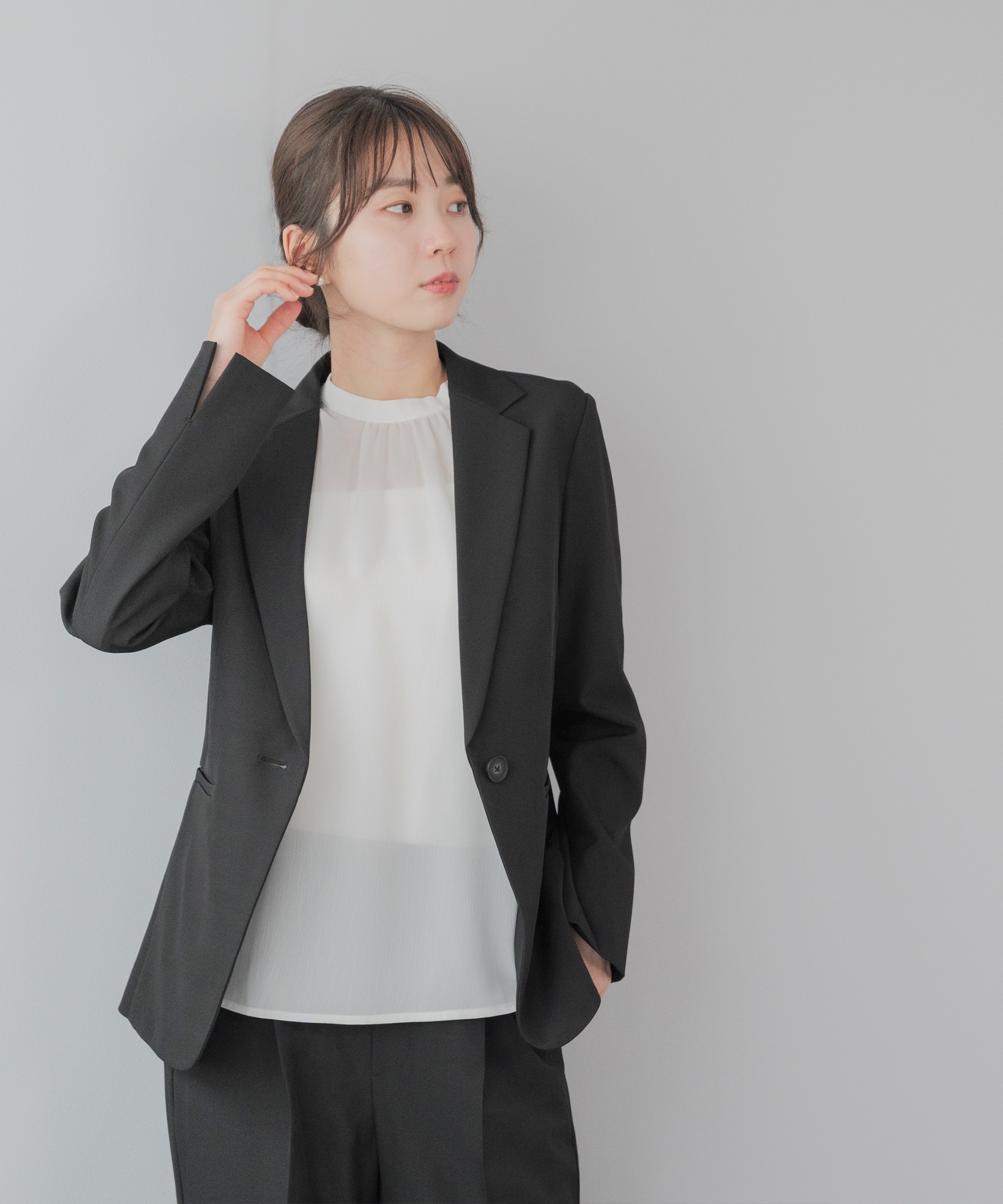 楽天市場】スーツ レディース 洗える ワイドパンツ セレモニースーツ