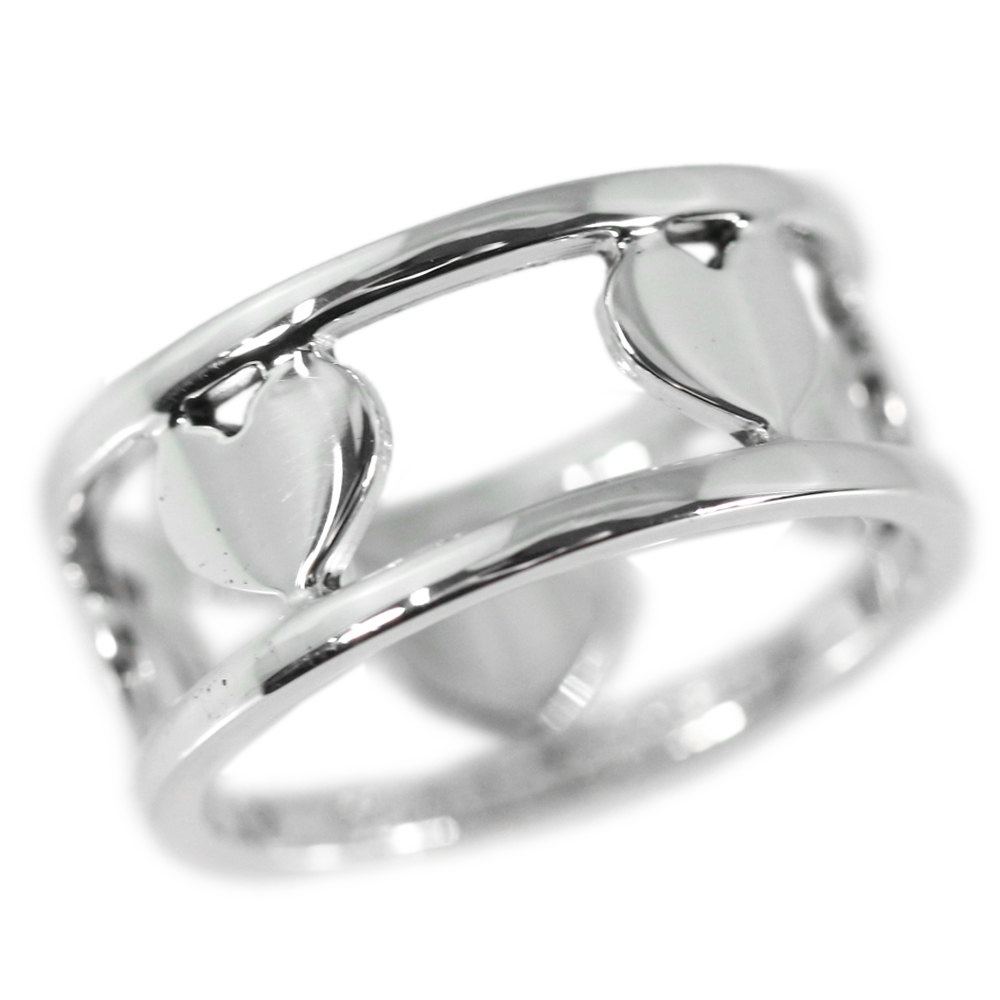 楽天市場】ティファニー 透かし ハートモチーフデザインリング・指輪