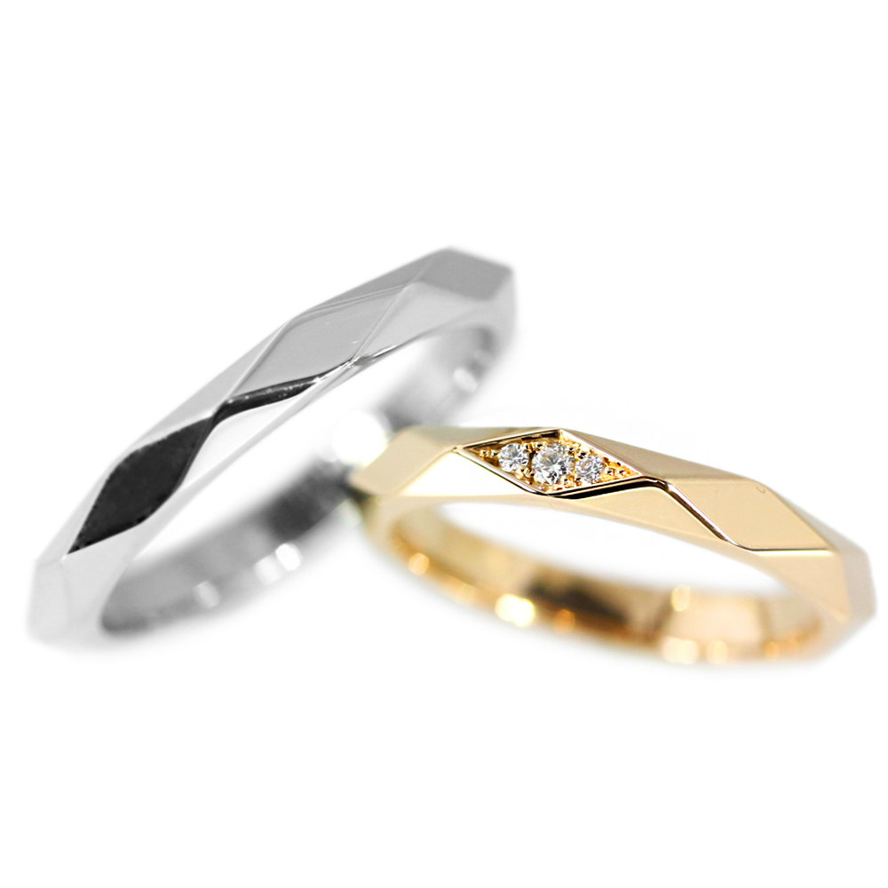 楽天市場】ブシュロン ファセット・ダイヤモンド・ペアリング・指輪