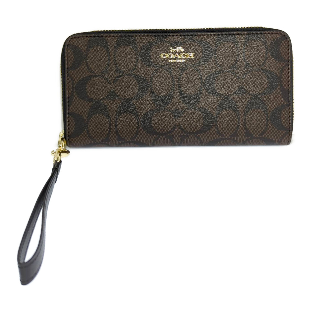 楽天市場】COACH コーチ シグネチャー・コーティングレザー ラウンド