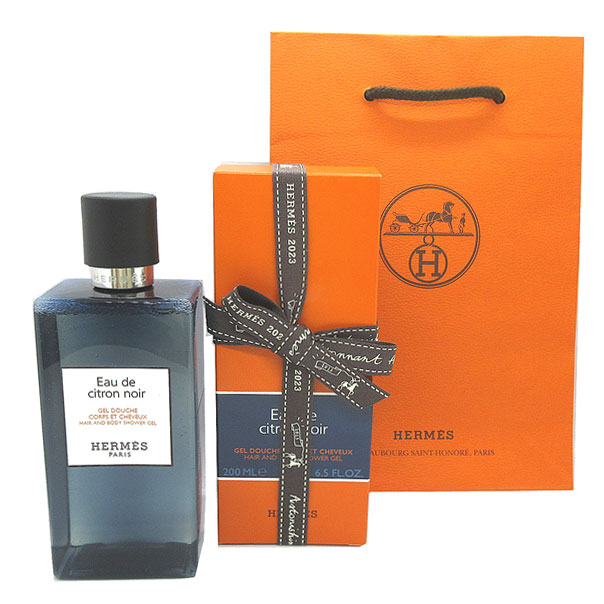 新品HERMES Eau de citron noir シャワージェル2個セット ヘア＆ボディ